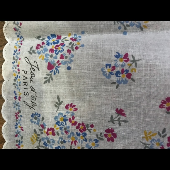 Vintage Handkerchief. Jean D’orly of France. - Picture 2 of 6